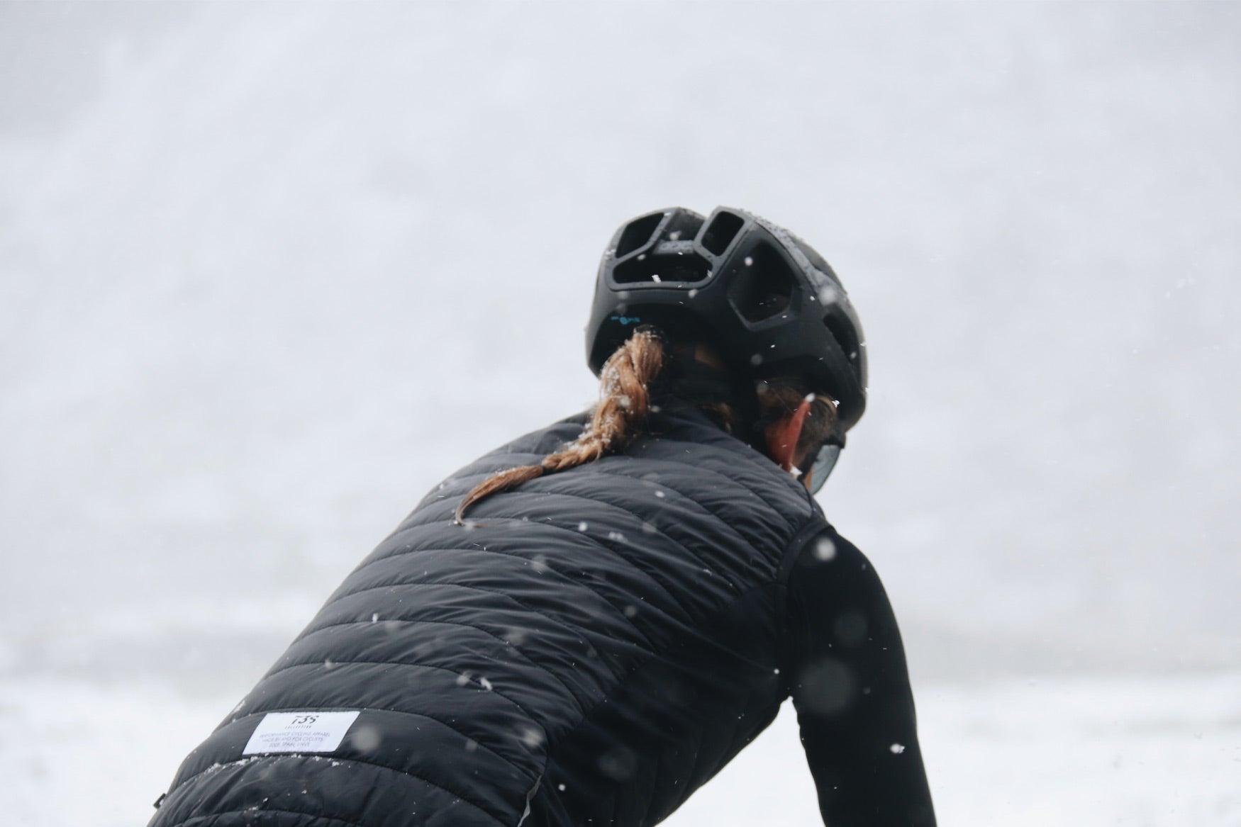 Gsport Colección Invierno - Chaleco Acolchado Ciclismo Mujer y Hombre Negro