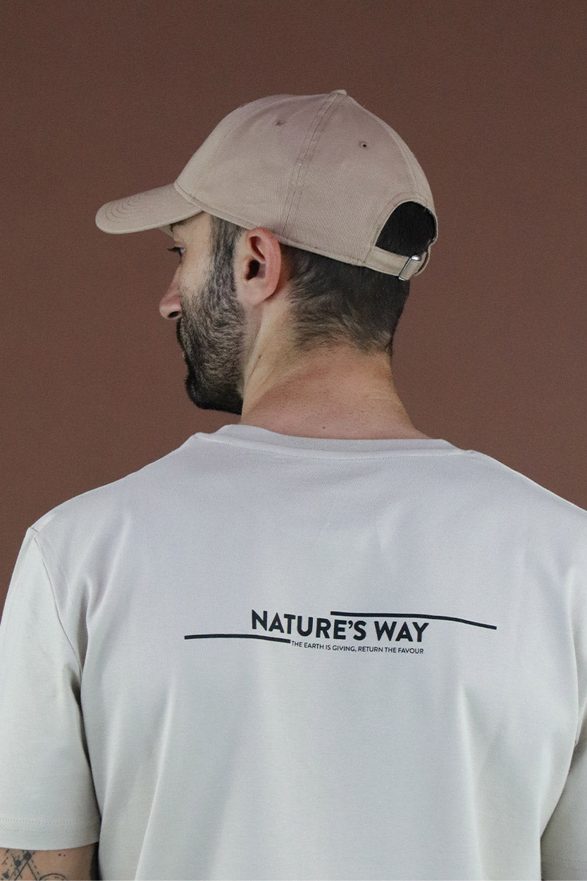 Camiseta Casual Beige Natures Way T Shirt manga corta