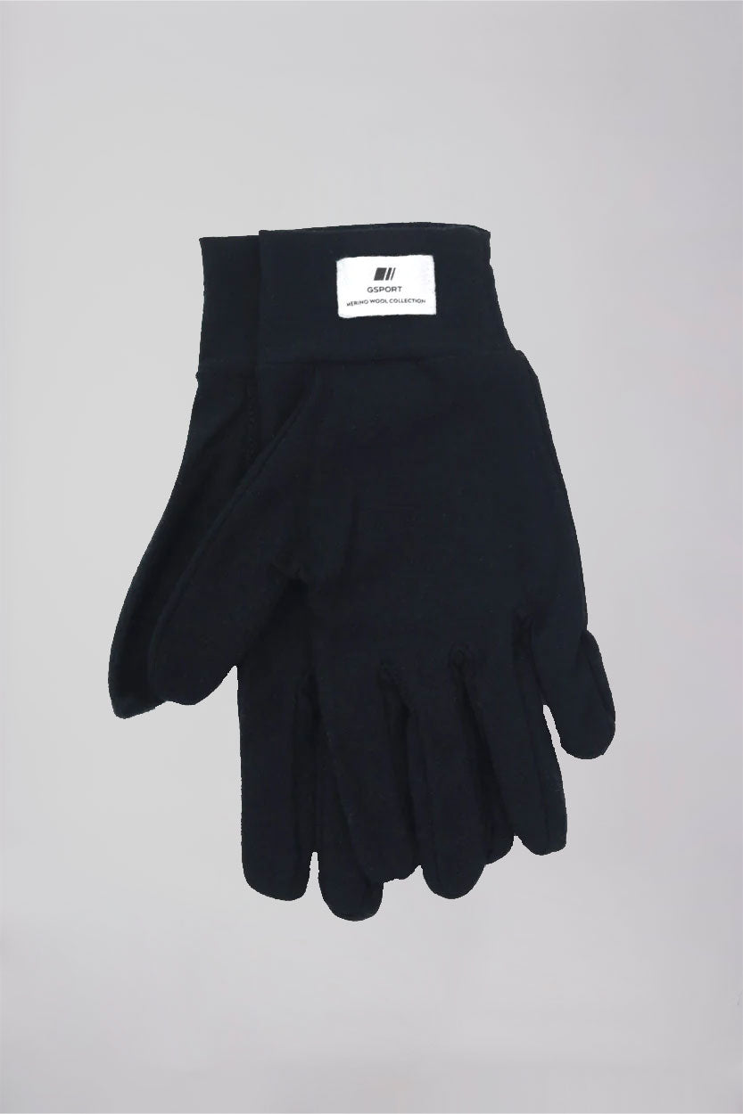 guantes lana merino negros interior winter invierno frio bicicleta ciclismo ropa accesorios gsport