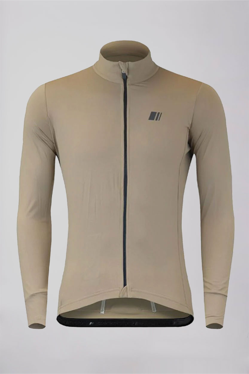 maillot manga larga aero tierra nepal beige camel market outlet jersey ropa ciclismo gsport invierno