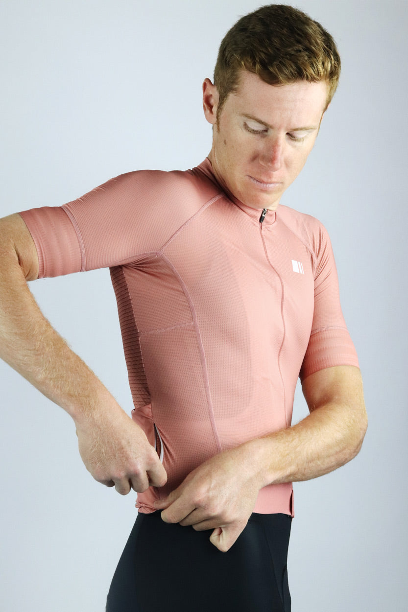 Maillot pro team manga corta coral rosa coleccion ciclismo ropa gsport