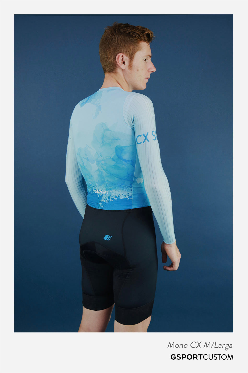 Mono Ciclismo gsport manga larga culotte badana coleccion gsport ropa personalizada cx