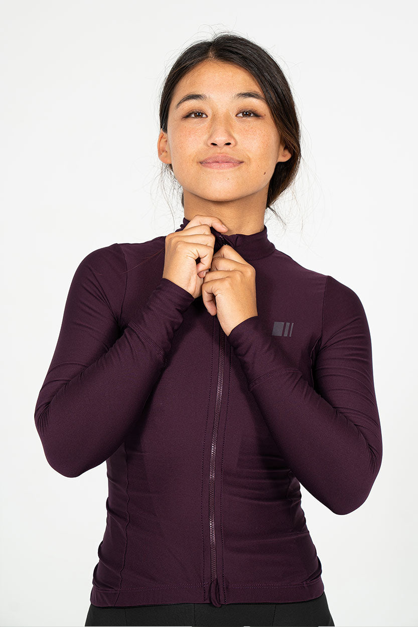 Maillot One Winter Bordeaux Mujer