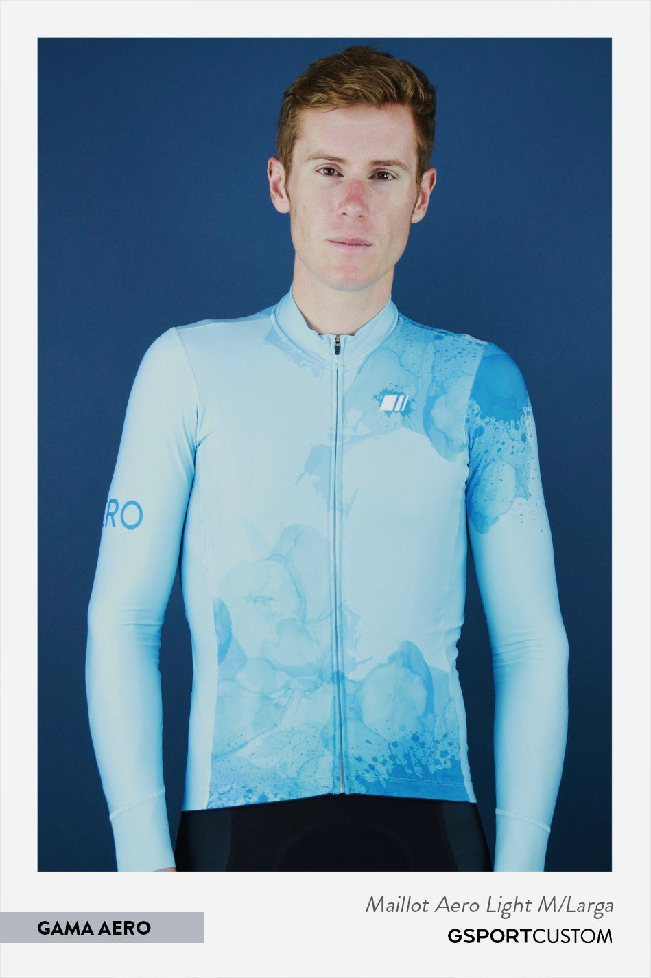 Maillot manga larga largo aero light custom ropa personalizada ciclismo gsport jersey