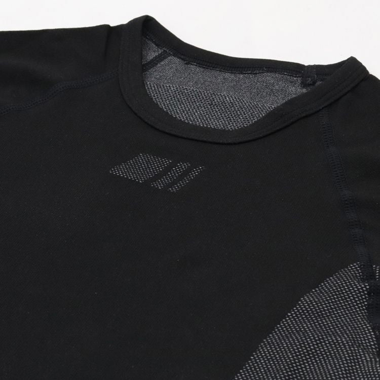 camiseta interior tejido calidad negra manga larga